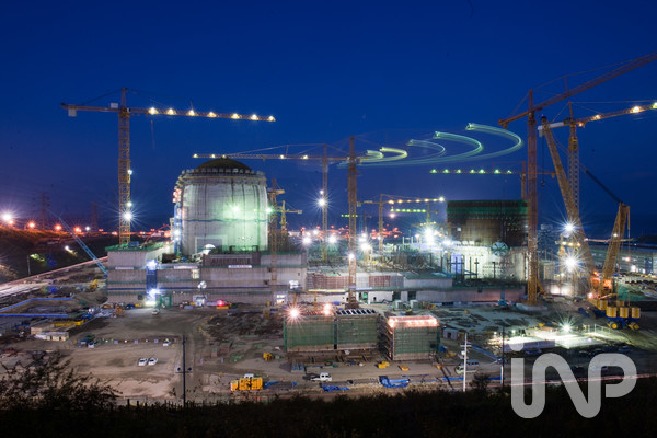 신한울원자력발전소 1ㆍ2호기 건설 당시 야간전경 ※본 이미지는 기사와 무관함 ⓒ인사이트N파워 자료사진